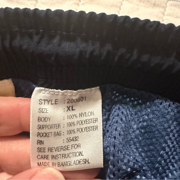 Vintage Hobie Nylon Swim Shorts Size Extra Large Blue - Picture 5 of 7